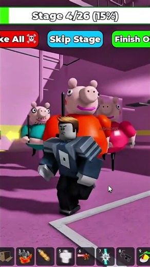 PEPPA PIG'S FAMILY ESCAPES #Roblox #PeppaPig #RobloxShorts #PrisonEscape #RobloxObby