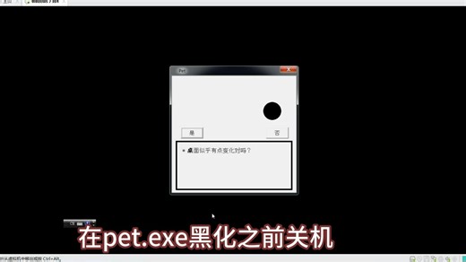 在pet.exe发电之前重启...