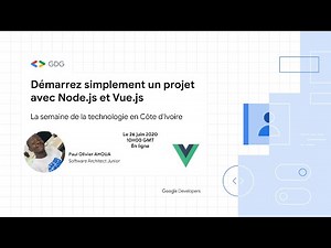 Démarrez simplement un projet avec Node js et Vue js.
