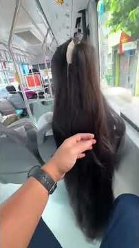 long hair bus touch