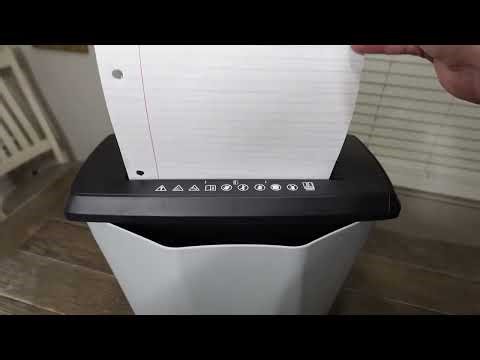 Best Strip Cut Portable Paper and Credit Card Shredder with Auto-Off review on amazon