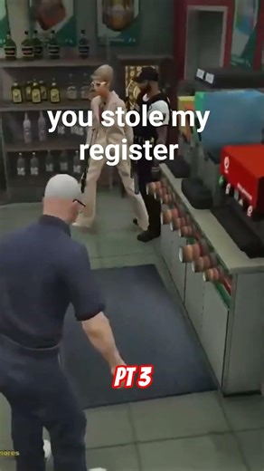 GET BACK HERE #fivem #cashregister #robbery #deputy #arrested