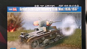【模型评测】HB 1/35 83810 T-26 Mod1936/1937开盒