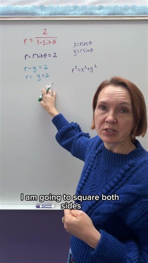 Polar equations: converting to Cartesian form and graphing