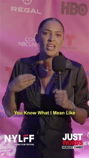 After a long day on the carpet we asked ‪@SashaMerci‬ if she had any advice for future carpet hosts