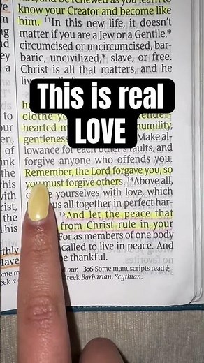 What Biblical Love Actually Looks Like ❤️ Colossians 3
