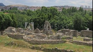 Salona Roman Settlement City Ruins and Forest, Solin, Croatia