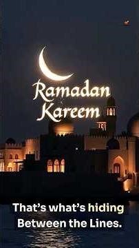 Ramadan The Real Meaning of Fasting Explained.