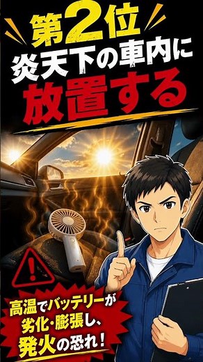 ⚠️発火することも…ハンディファンでやってはいけないこと3選 #火災予防 #安全機能 #くらし保安員