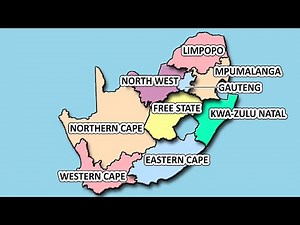 South Africa, provinces - Rap the Map to learn the Provinces & Capitals of SA