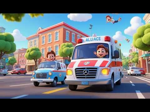 Песня «Занятая скорая помощь — Wee Woo» | Весёлая детская песенка про машины скорой помощи