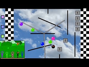 The Stick Figures in The Mysterious Marble Race