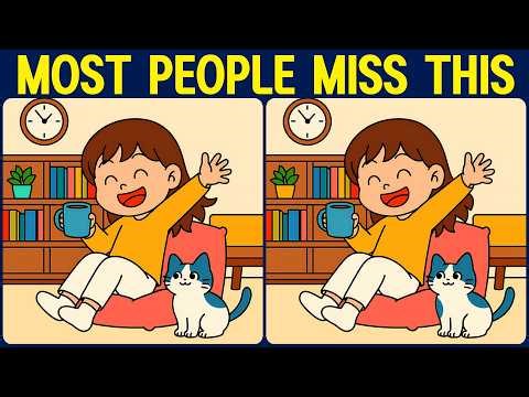 [Spot the Difference Brain Training] If you solve this puzzle, you are a genius!