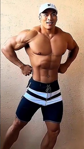 physique exhibits a well-proportioned, lithe build, a robust chest, defined shoulders,