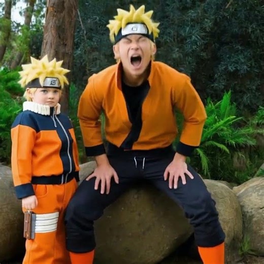 On request: ballbusting Naruto (parody): a solid knee #ai #funny #anime #nutshot #ballbusting