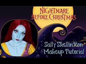 Sally Skellington The Nightmare Before Christmas Makeup Tutorial
