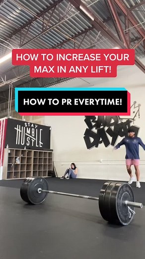 HOW TO IMMEDIATELY INCREASE YOUR MAX! #fyp #maxout #powerliftingmotivation #powerclean