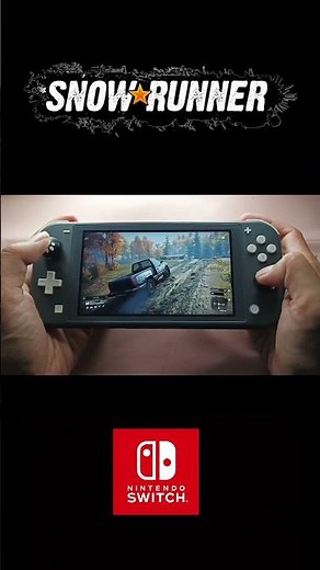 SNOW RUNNER || NINTENDO SWITCH LITE GAMEPLAY #games #nintendo #switchlite