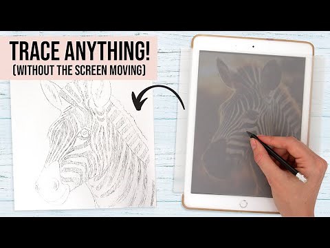 iPad Art Hack: Trace Images Without the Screen Moving!