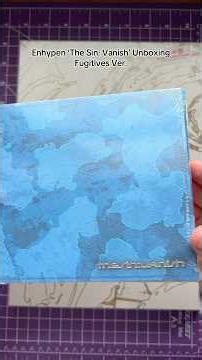 Enhypen ‘The Sin: Vanish’ Unboxing Fugitives Ver. #enhypen #engene #THE_SIN_VANISH #kpop #kpopalbum