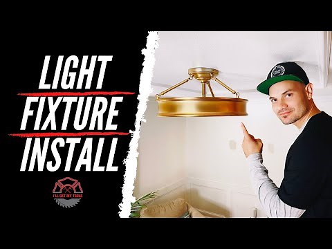How to Install a Ceiling Light Fixture DIY