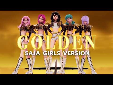 Golden (Saja Girls Version) | KPop Demon Hunters Animation |【Cover by MilkyyMelodies】