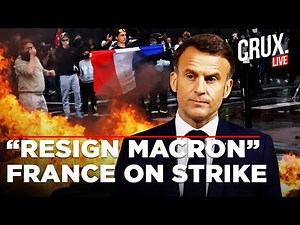 LIVE | Massive Protests In France As Unions Call for nationwide strikes Over Budget | CRUX