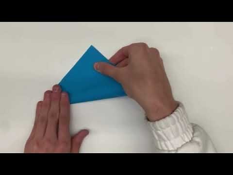 Lesezeichen Origami selber machen | Anleitung Buchecke Lesezeichen basteln