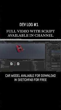 I Turned My 3D Model Into a REAL DRIVING CAR 🚗🔥 #unity #gamedev #shorts