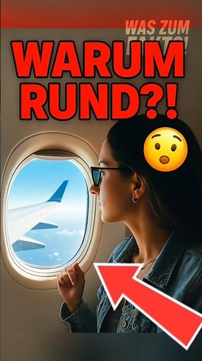 Why are airplane windows round and not rectangular?