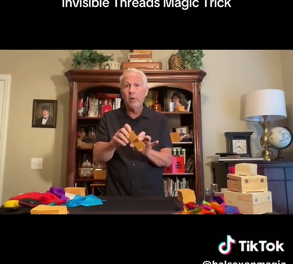 Invisible Threads Magic Trick HalSaxonMagic.com #Magician #easymagictricks #magictrick