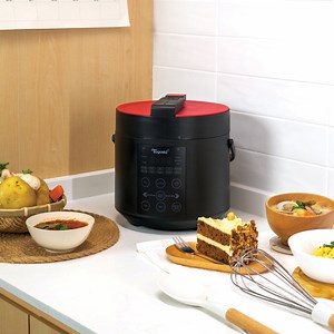 TOYOMI 2L Micro-com Pressure Cooker & Rice Cooker with Duo Pot PC 2001