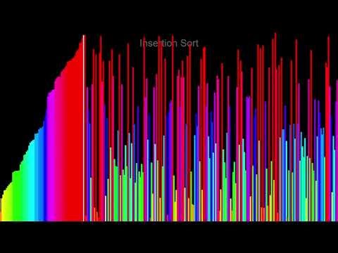 Ultimate Sorting Algorithms Comparison (Visualized with Sound) - Oddly Satisfying 4K