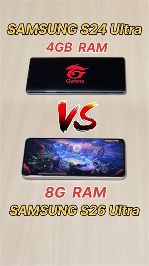 SAMSUNG S24 Ultra😈 vs SAMSUNG S26 Ultra vs 4GB vs 8GB RAM vs S22 vs S23 vs S25 #shorts #freefire