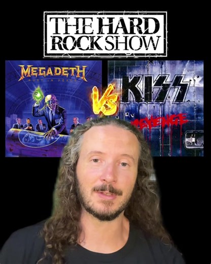 19 reactions · 42 comments | Rust In Peace from Megadeth or Revenge from KISS, which of those albums do you choose in this weeks battle? | The Hard Rock Show | Facebook