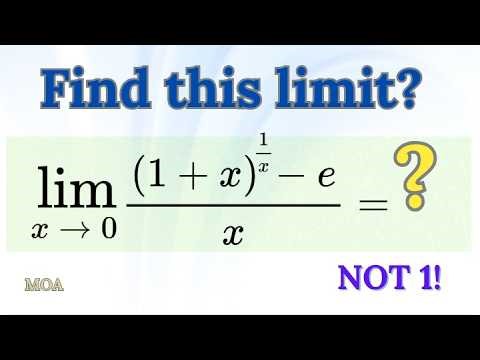Harvard-Limit-Problem | Can You Find This Limit ? | Many Students Get Stuck | MOA Lesson 37