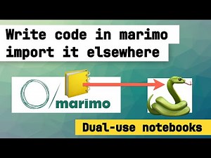 Importing code from marimo notebooks