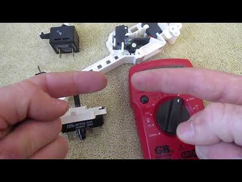 How to Test Dryer Push to Start Switch 3395382 3977456 Kenmore Whirlpool Roper Estate Inglis GE