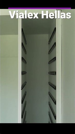 Έξυπνη παπουτσοθήκη με συρόμενα ράφια – άνετη πρόσβαση στα παπούτσια #παπουτσοθήκη #ντουλάπα