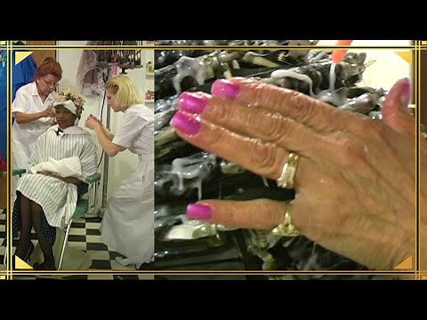 TruKenna's Antique Permanent Wave Machine Hair Perm Part 2 - real perm!