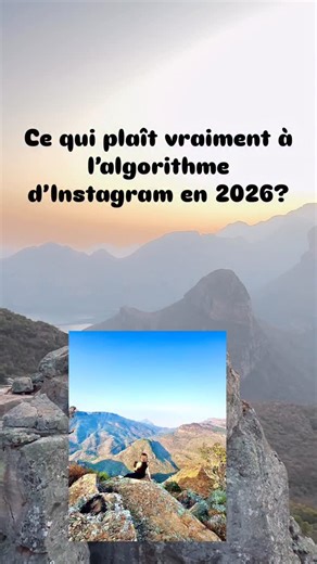 Envie d’escapades on Instagram: "🚀 Ce qui plaît VRAIMENT à l’algorithme Instagram en 2026 Si tu veux plus de portée, de likes et de partages, retiens ça 👇 ✨ 1. La rétention avant tout ➡️ Plus les gens restent sur ton post (lecture, swipe, replay), plus Instagram le pousse. 👉 Accroche forte dès la 1ʳᵉ ligne. 💬 2. Les interactions rapides Likes, commentaires, sauvegardes et partages dans les 30–60 premières minutes = 📈 visibilité. 📌 3. Les sauvegardes > les likes Un post utile qu’on garde = 