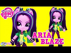 CUSTOM My Little Pony Aria Blaze Equestria Girls DIY Tutorial Surprise Egg and Toy Collector SETC