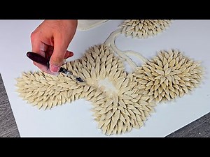 How to make a botanical bas relief for the interior?