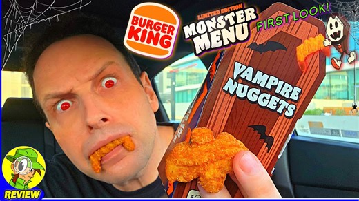 Burger King® Vampire Nuggets Review Monster Menu First Look!