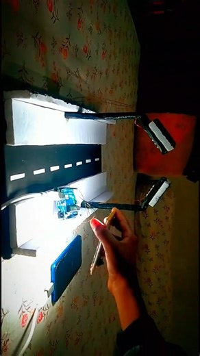 "I Made Street Lights That Turn ON By Themselves! 🤯#aielectric #smart #arduino