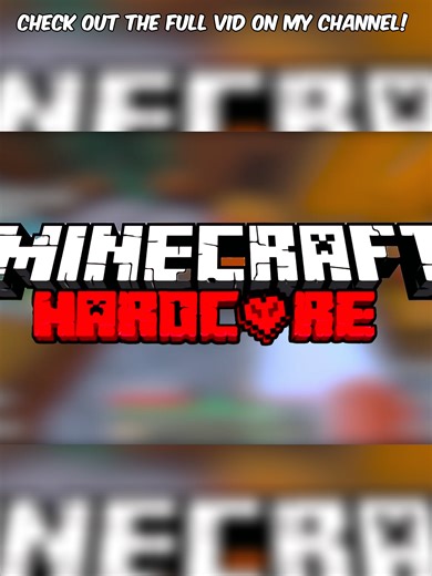 Primera aventura de minería en Minecraft Hardcore