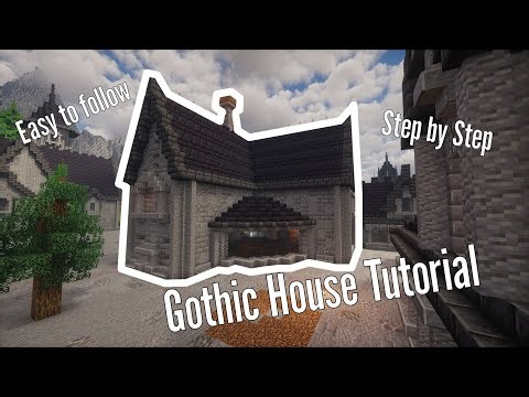 🕯️ Minecraft Gothic House Tutorial | Dark Medieval Survival Build 🕯️