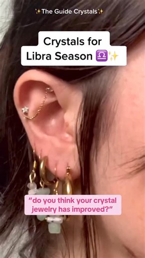 The Guide Crystals ✨ on Instagram: "took 4 YEARS but our crystal jewelry had a glow up 🥹✨ shop my affordable handmade earring charms & chains! 🫶🏼 prices starting at $6 and made from 925 sterling silver & gold filled findings ✨ #crystaljewelry #handmadecrystaljewelry #handmadejewelry #affordablejewelry #earringstack"