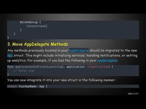 How to Move Your Existing SwiftUI App to the New Xcode 12 SwiftUI App Live Cycle