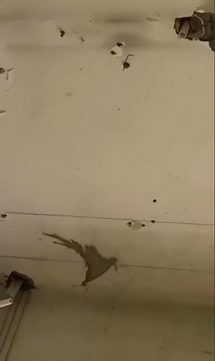 Large core drill drilling through concrete tile floor #demonstration #electrical
